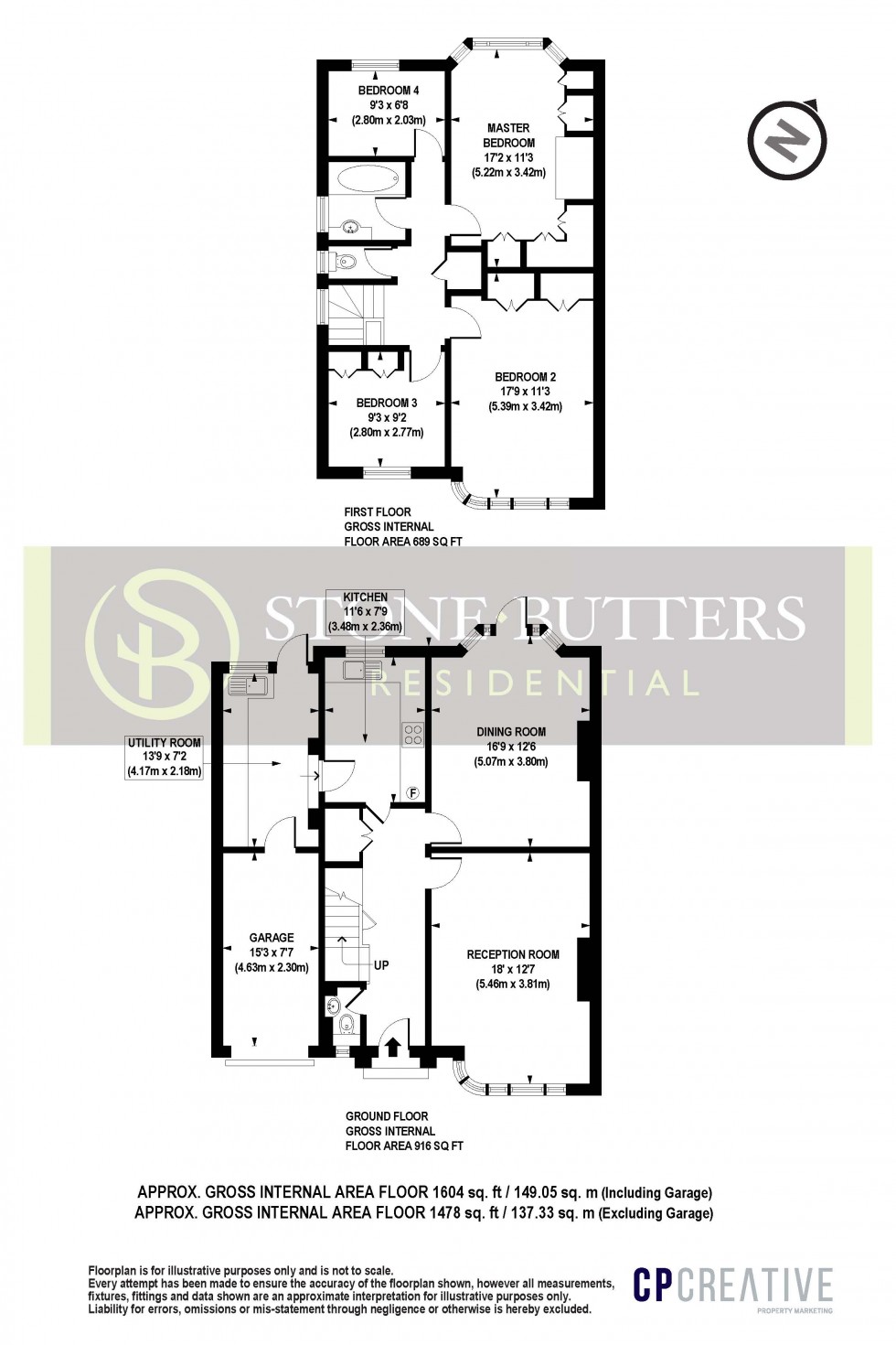 Floorplan for Du Cros Drive, STANMORE, Middlesex