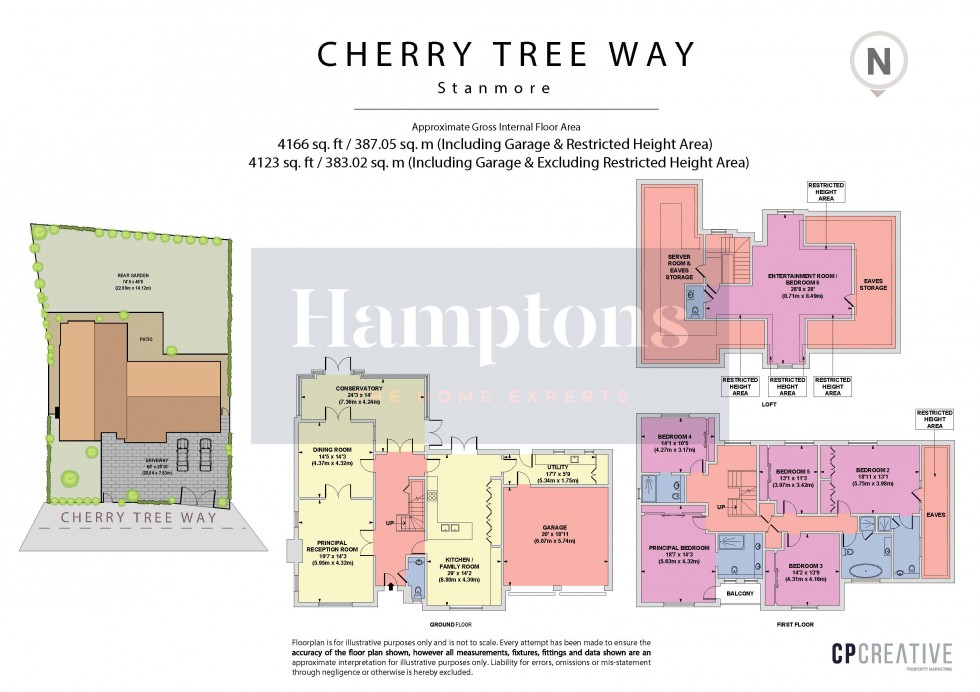 Floorplan for Cherry Tree Way, Stanmore, Greater London