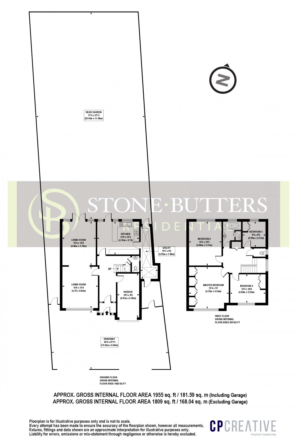Floorplan for Pangbourne Drive, Stanmore, Greater London