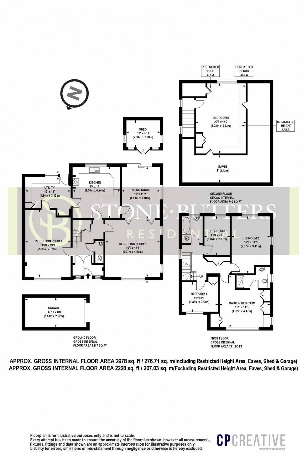 Floorplan for James Close, Bushey, Hertfordshire