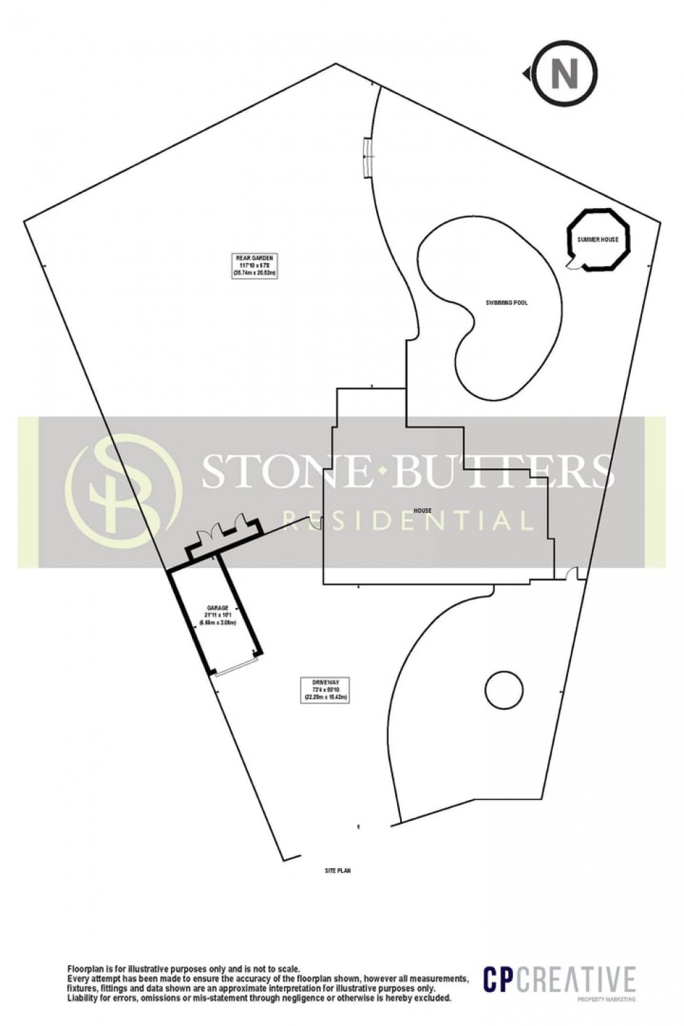 Floorplan for Fallowfield, Stanmore, Middlesex