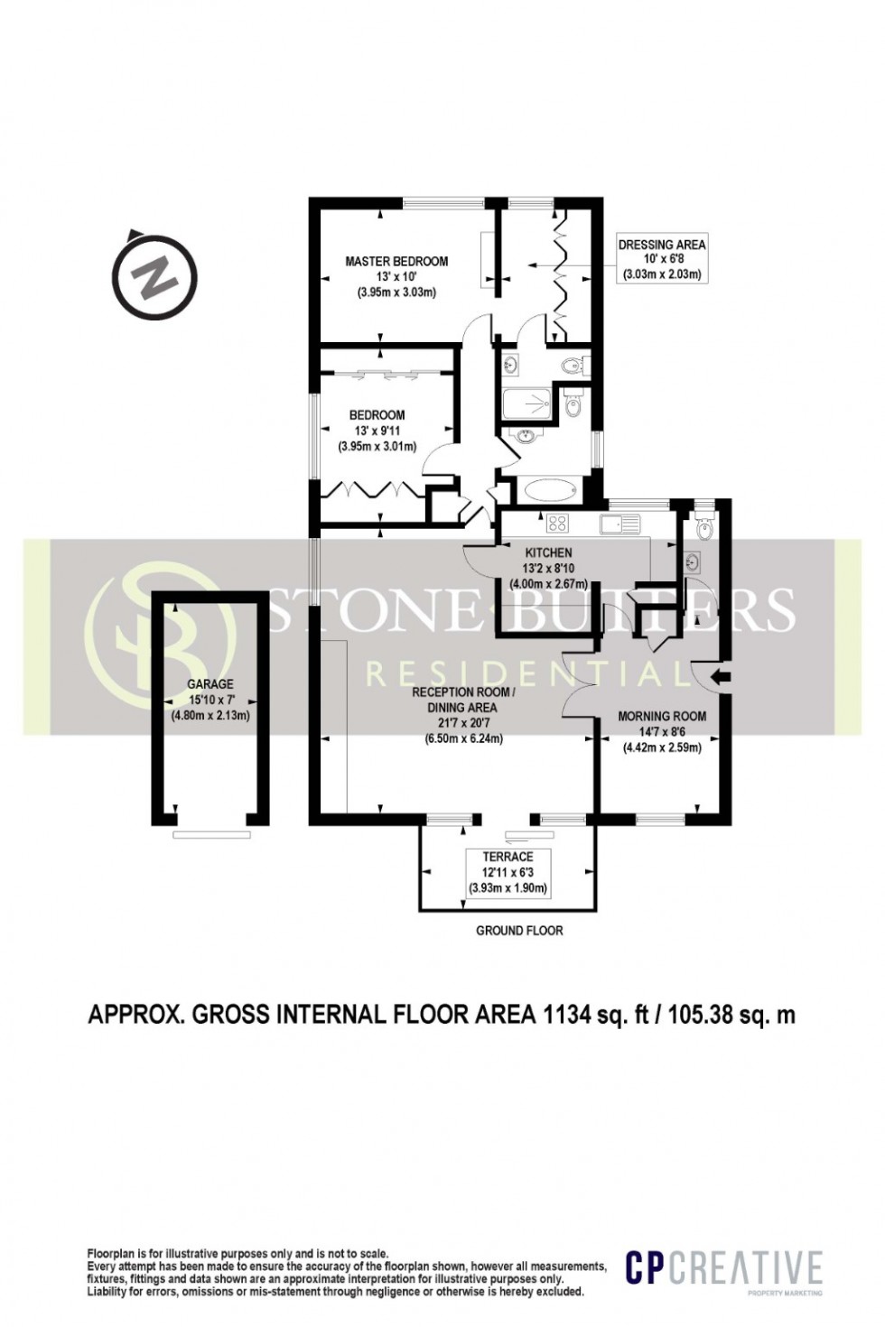 Floorplan for Rosedale Close, Stanmore, Middlesex