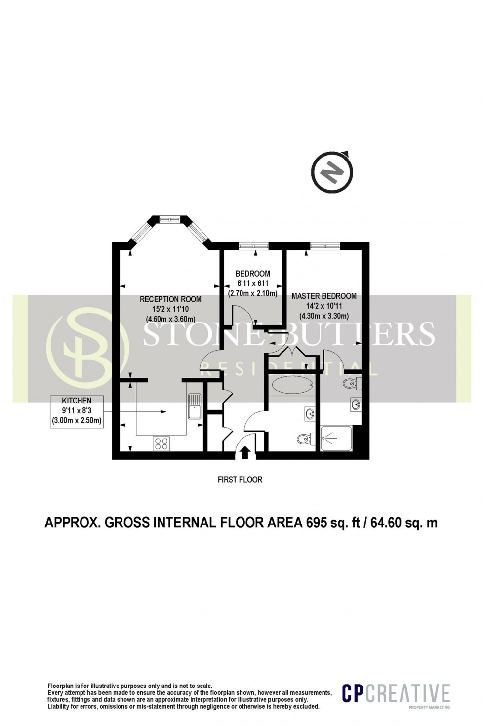 Floorplan for Brightwen Grove, Stanmore