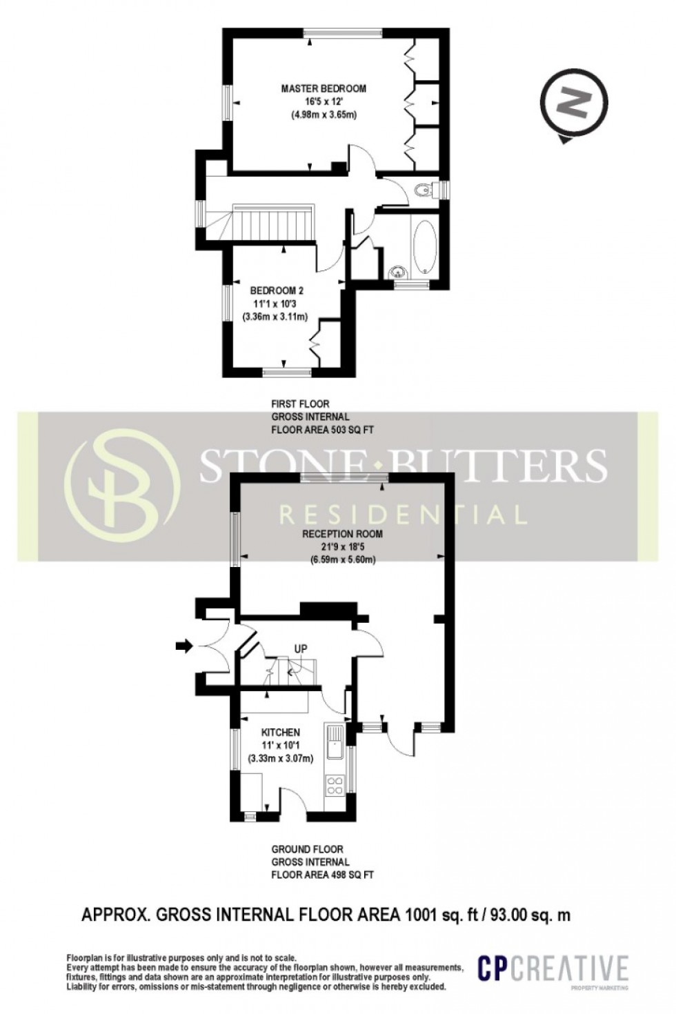 Floorplan for Du Cros Drive, Stanmore, Middlesex