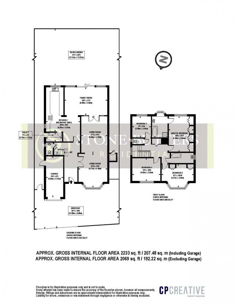 Floorplan for London Road, Stanmore