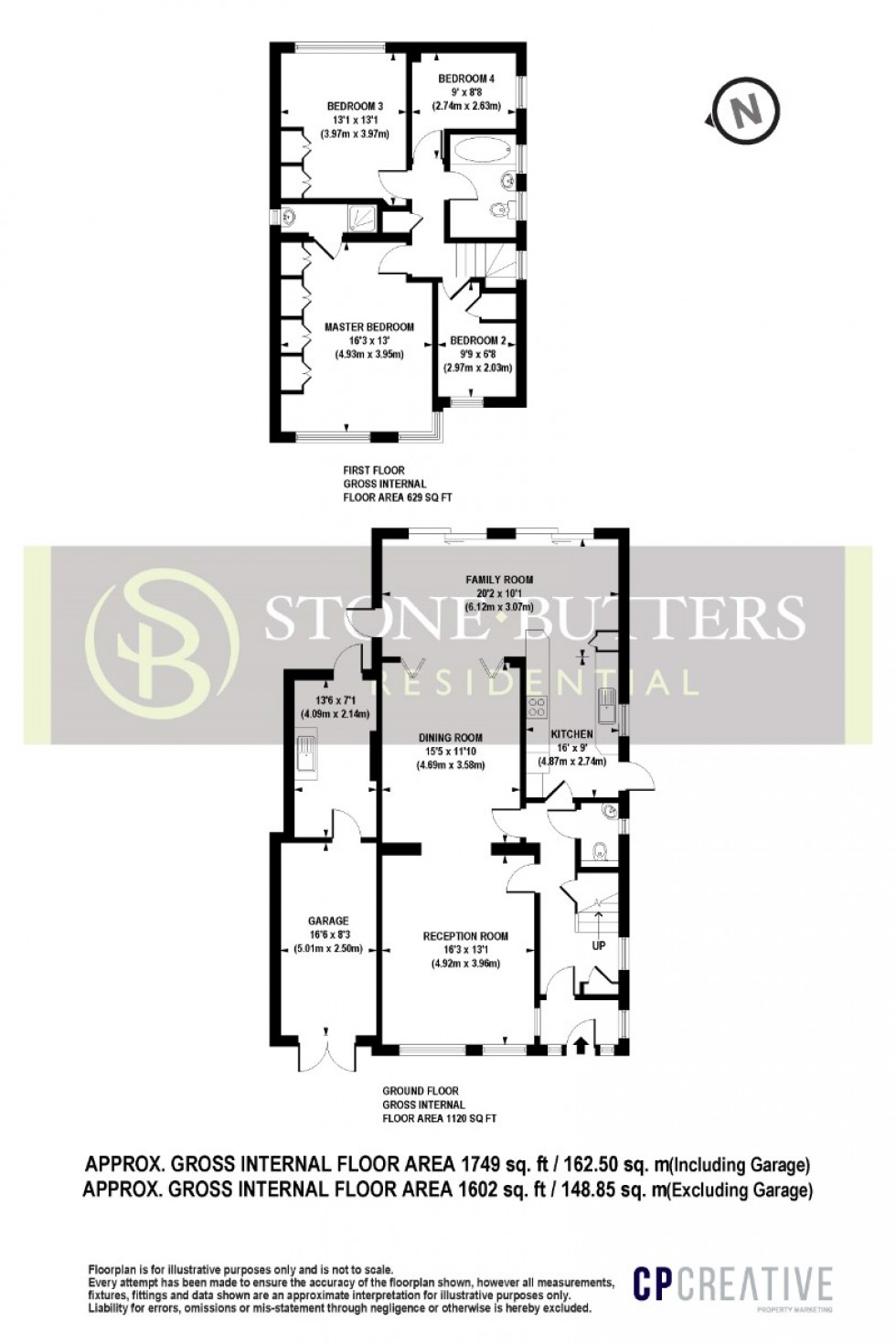 Floorplan for Harrowes Meade, Edgware, Middlesex