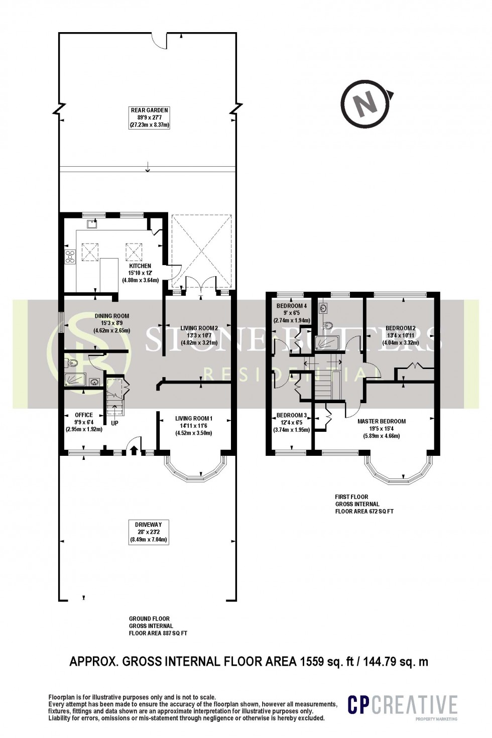 Floorplan for The Highway, STANMORE, Middlesex