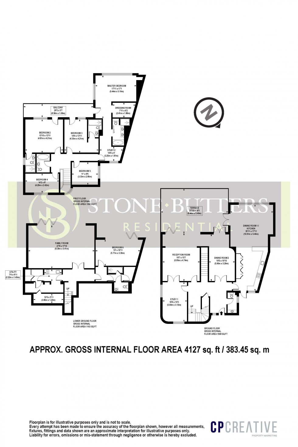 Floorplan for Adelaide Close, Stanmore, Middlesex