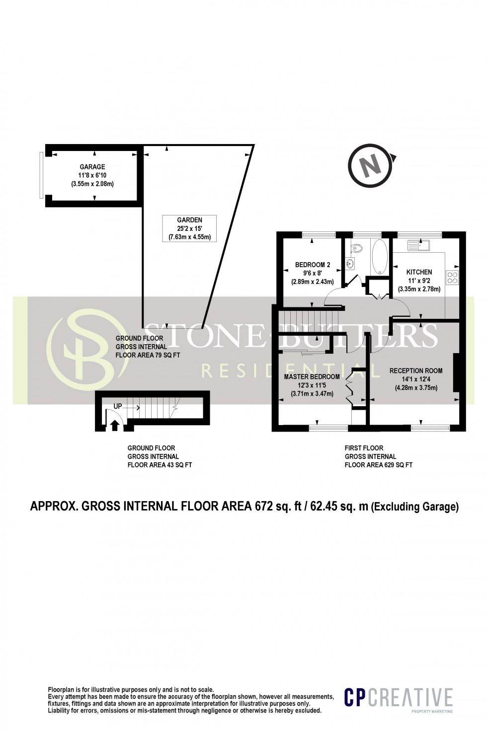 Floorplan for College Hill Road, Harrow Weald, HARROW, Middlesex