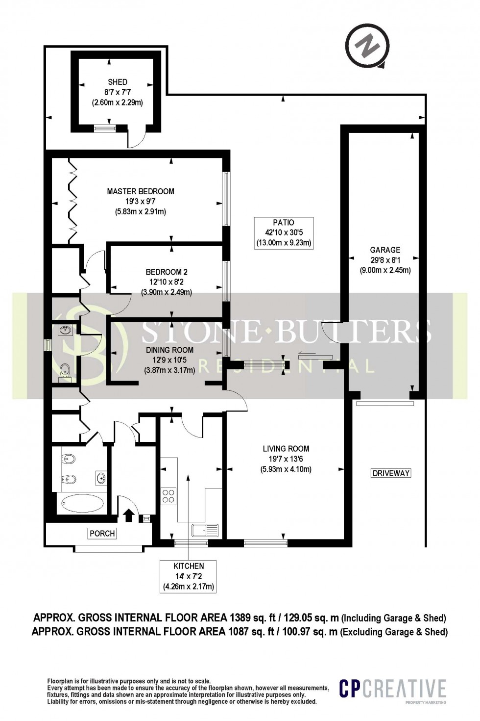 Floorplan for Capuchin Close, Stanmore, Greater London