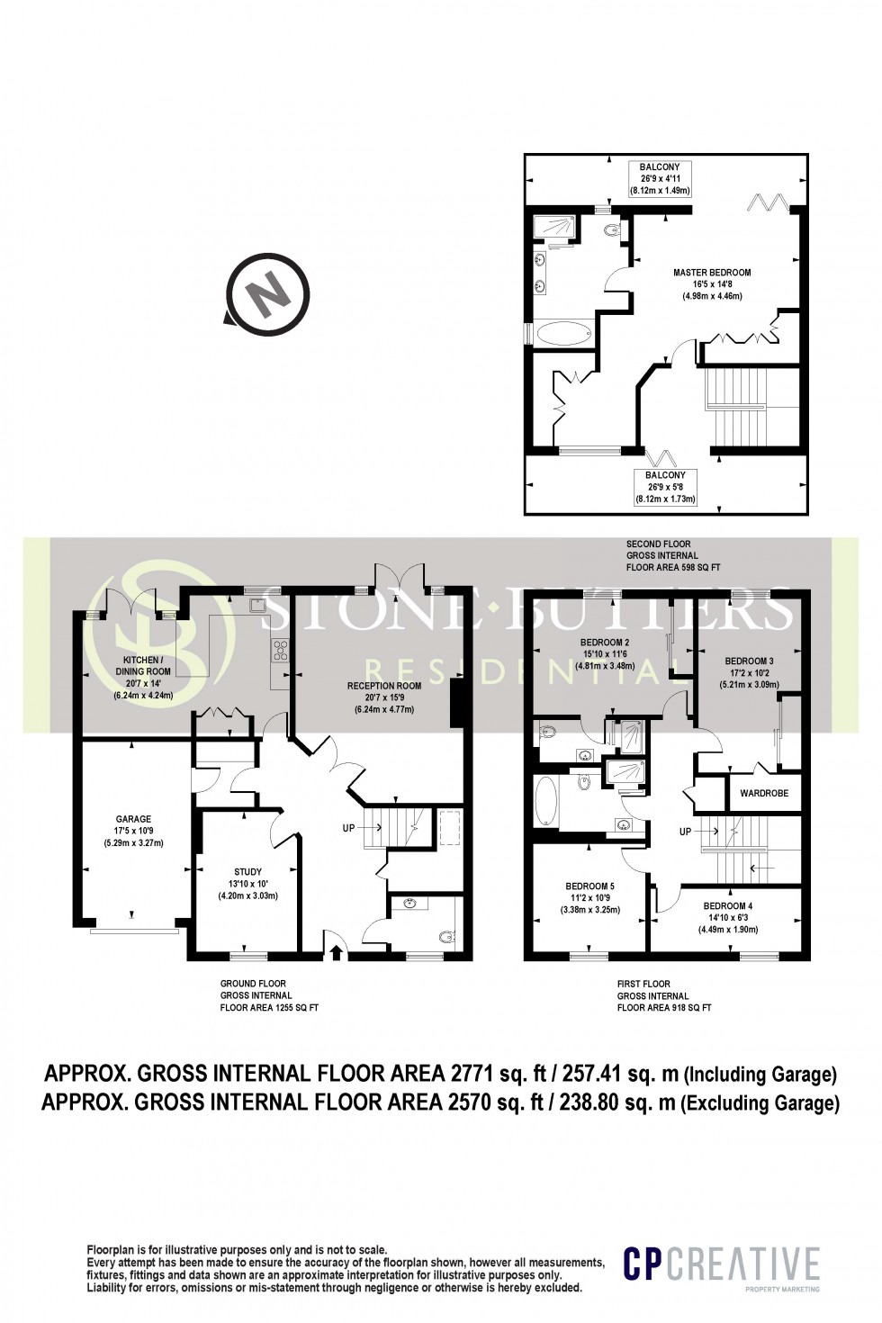 Floorplan for Clarence Park Crescent, Stanmore, Middlesex