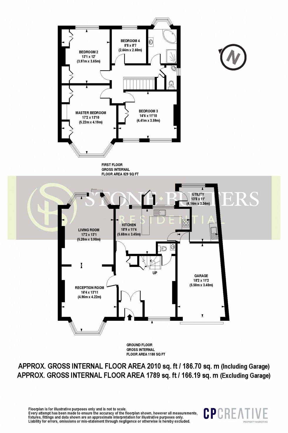 Floorplan for Hillersdon Avenue, Edgware, Greater London