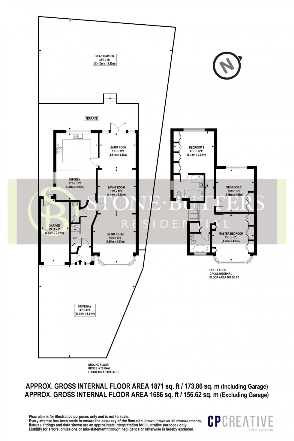 Floorplan for Mill Ridge, Edgware, Greater London