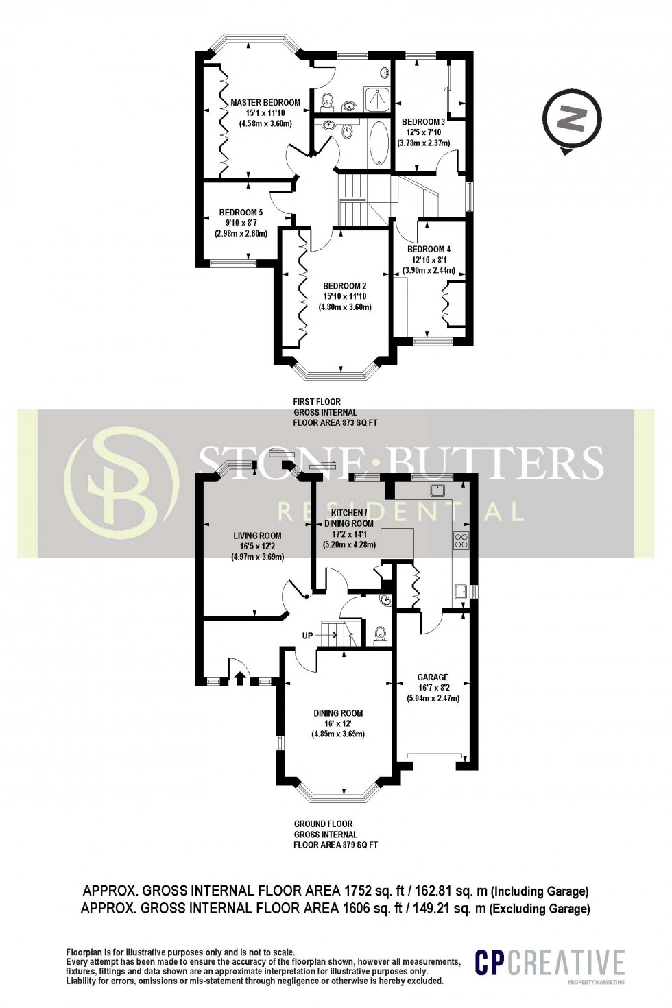 Floorplan for Snaresbrook Drive, Stanmore