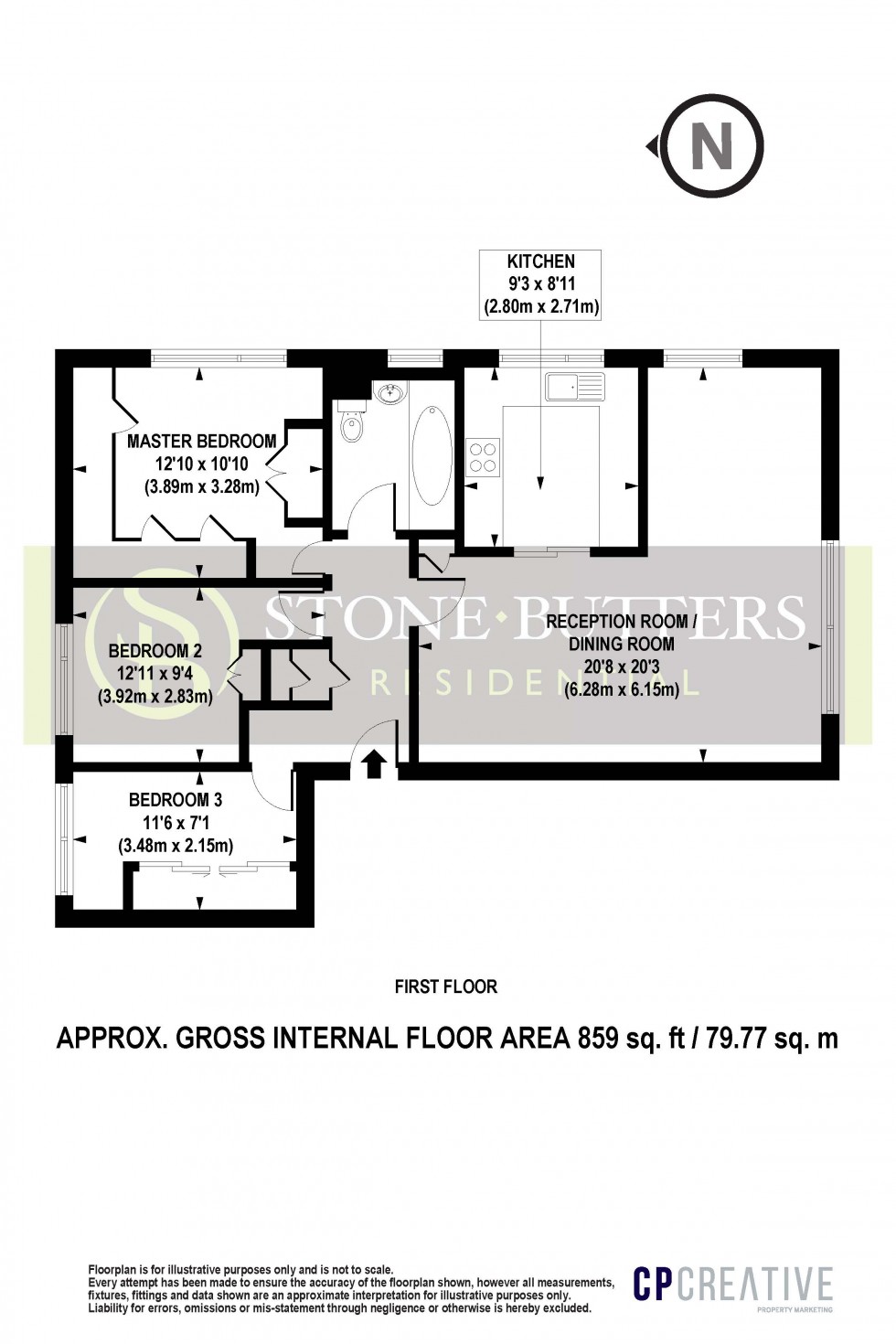 Floorplan for Uxbridge Road, Stanmore, Greater London