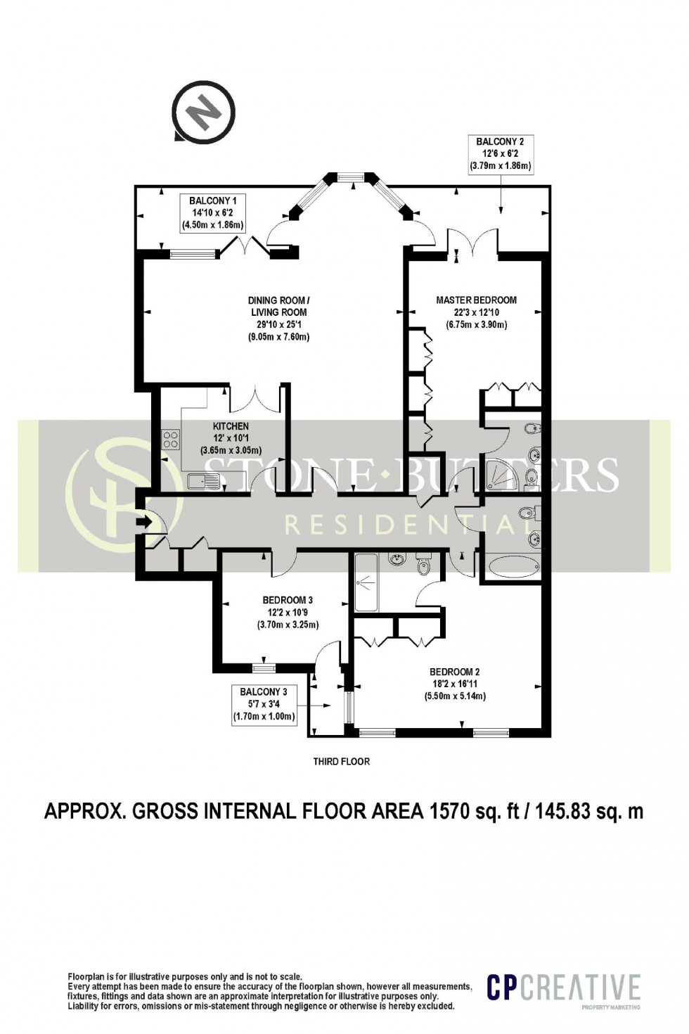 Floorplan for Lady Aylesford Avenue, Stanmore, Middlesex