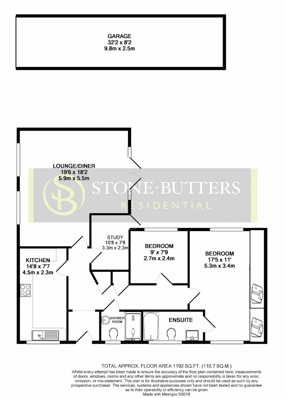 Floorplan for Capuchin Close, Stanmore, Middlesex