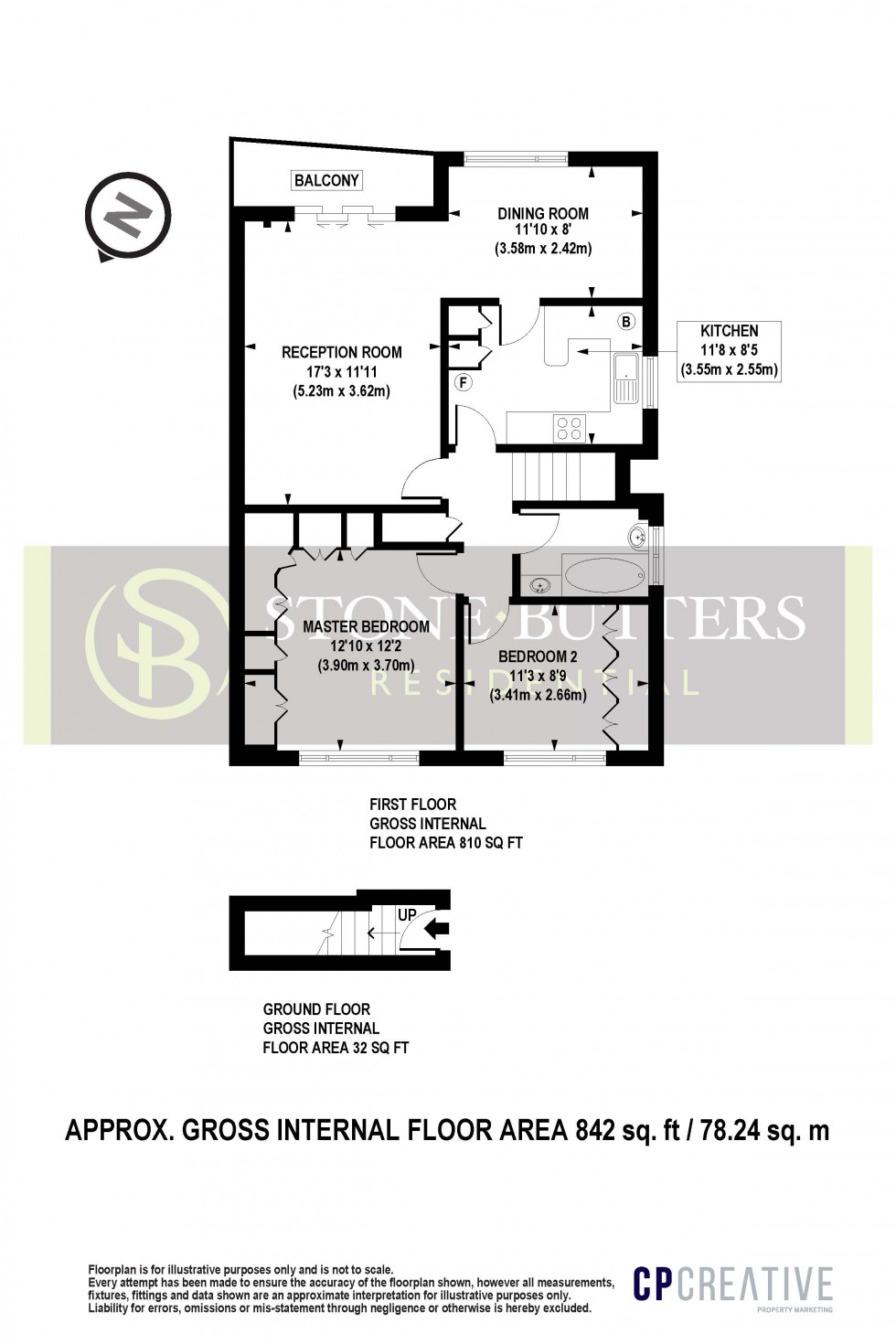 Floorplan for Dene Gardens, Stanmore, Greater London