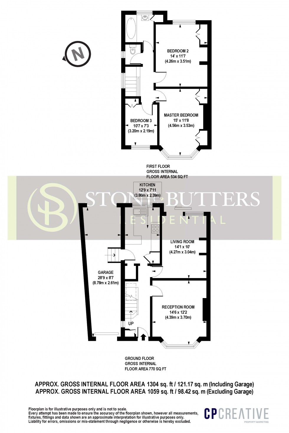 Floorplan for The Highway, Stanmore, Greater London