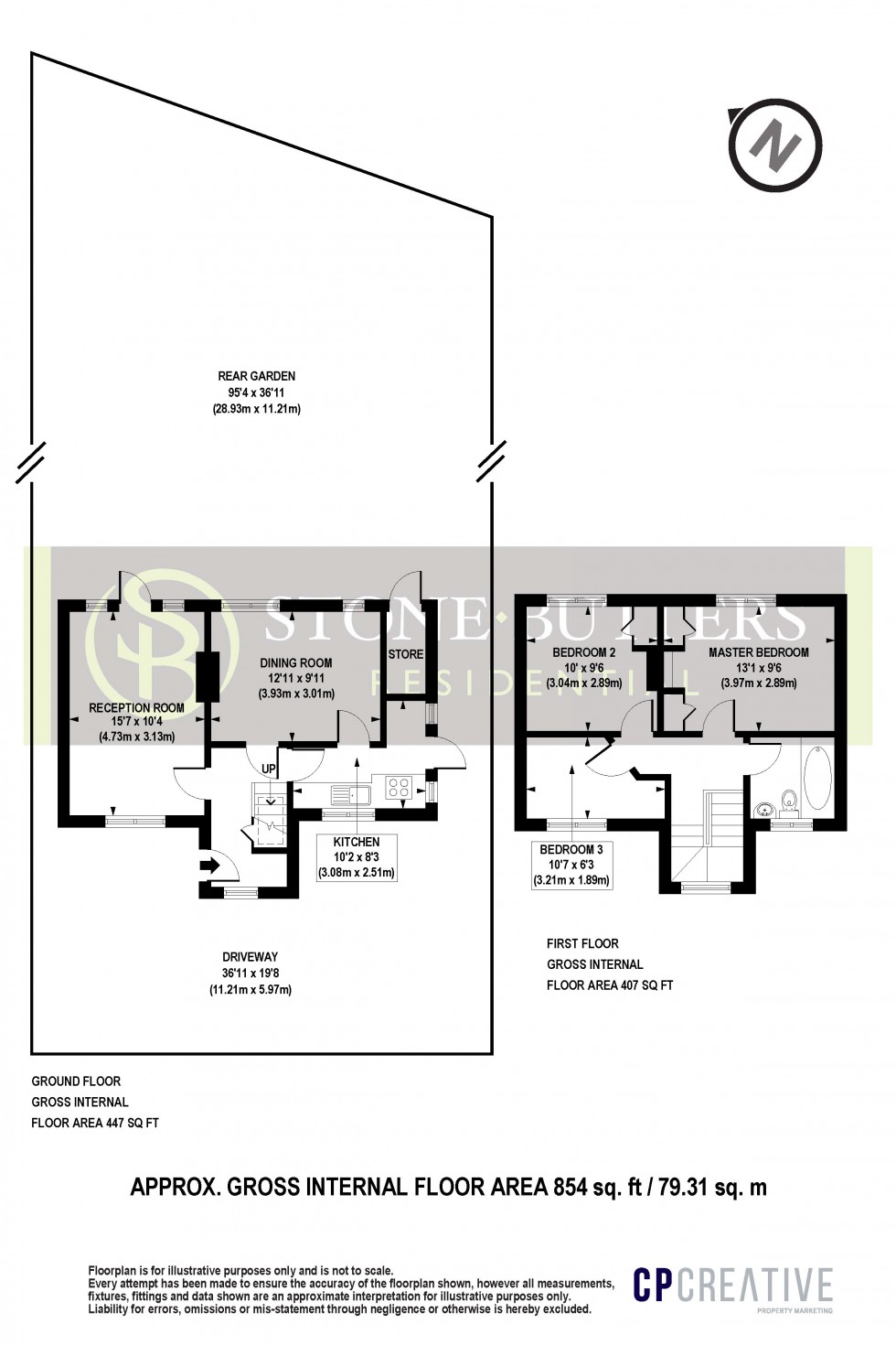 Floorplan for Elm Park, Stanmore, Greater London