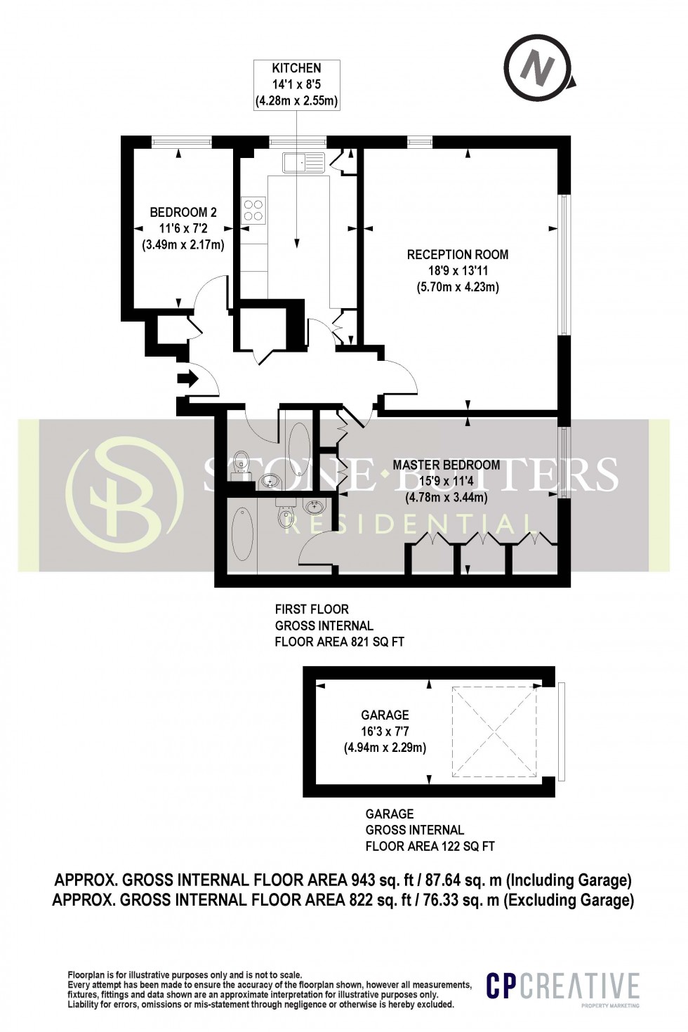 Floorplan for London Road, Stanmore