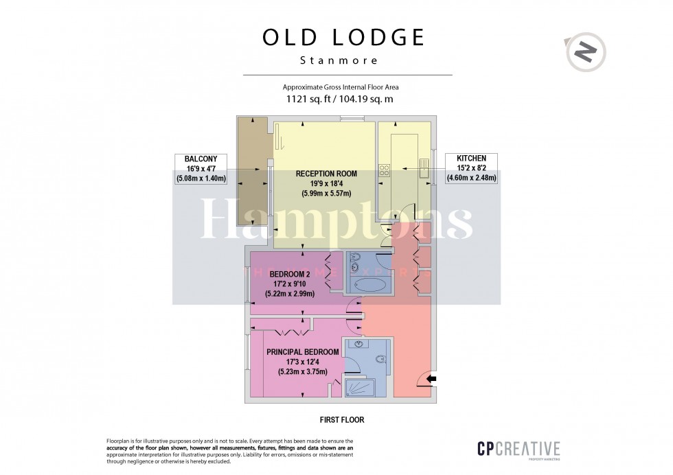 Floorplan for Old Lodge Way, Stanmore, Greater London