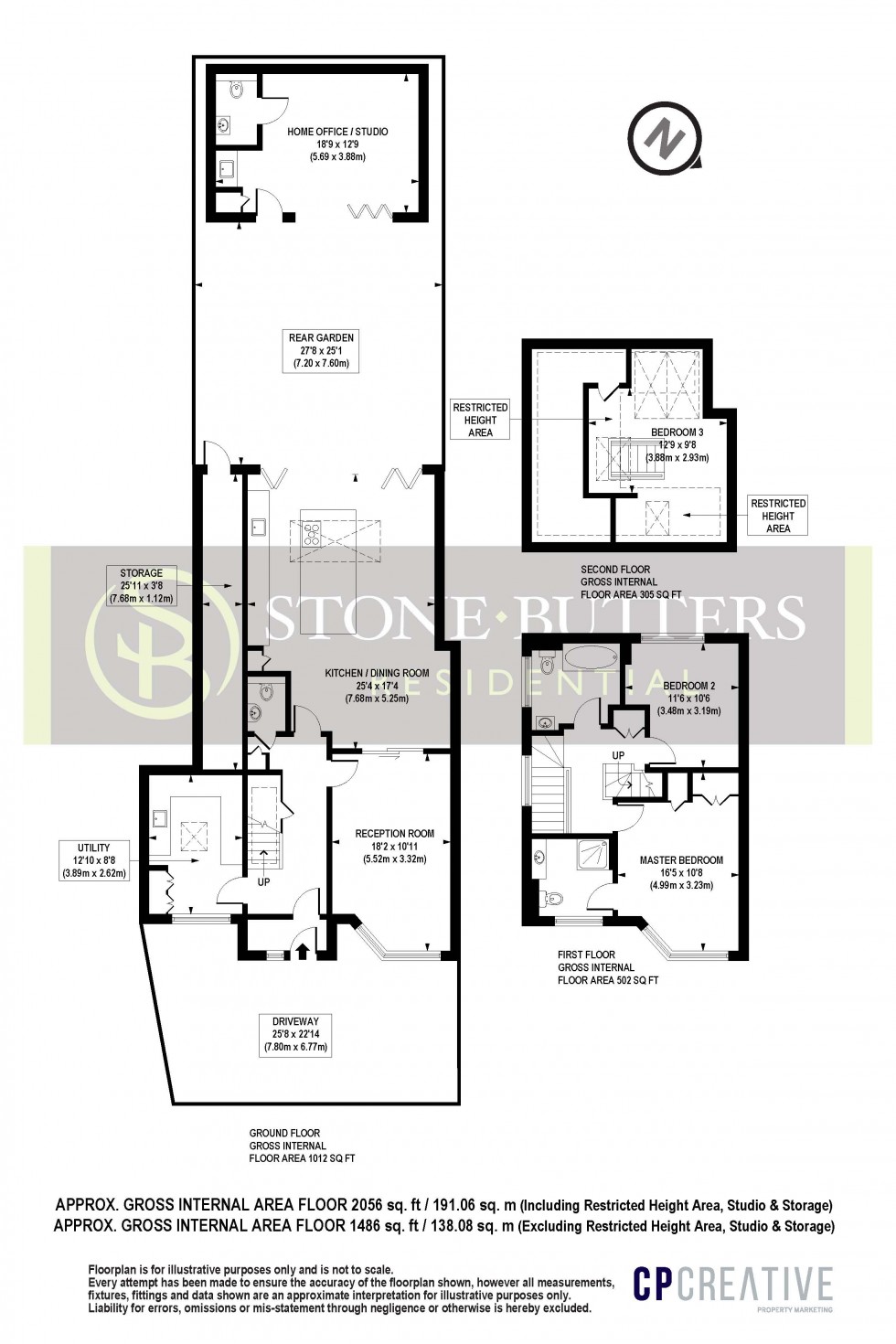 Floorplan for Craigweil Drive, Stanmore