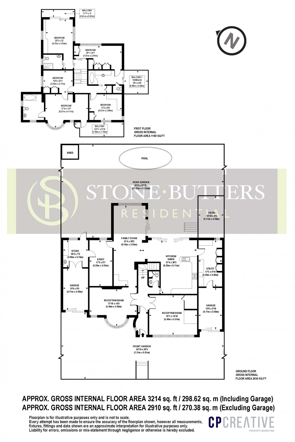 Floorplan for Kerry Avenue, Stanmore, Greater London