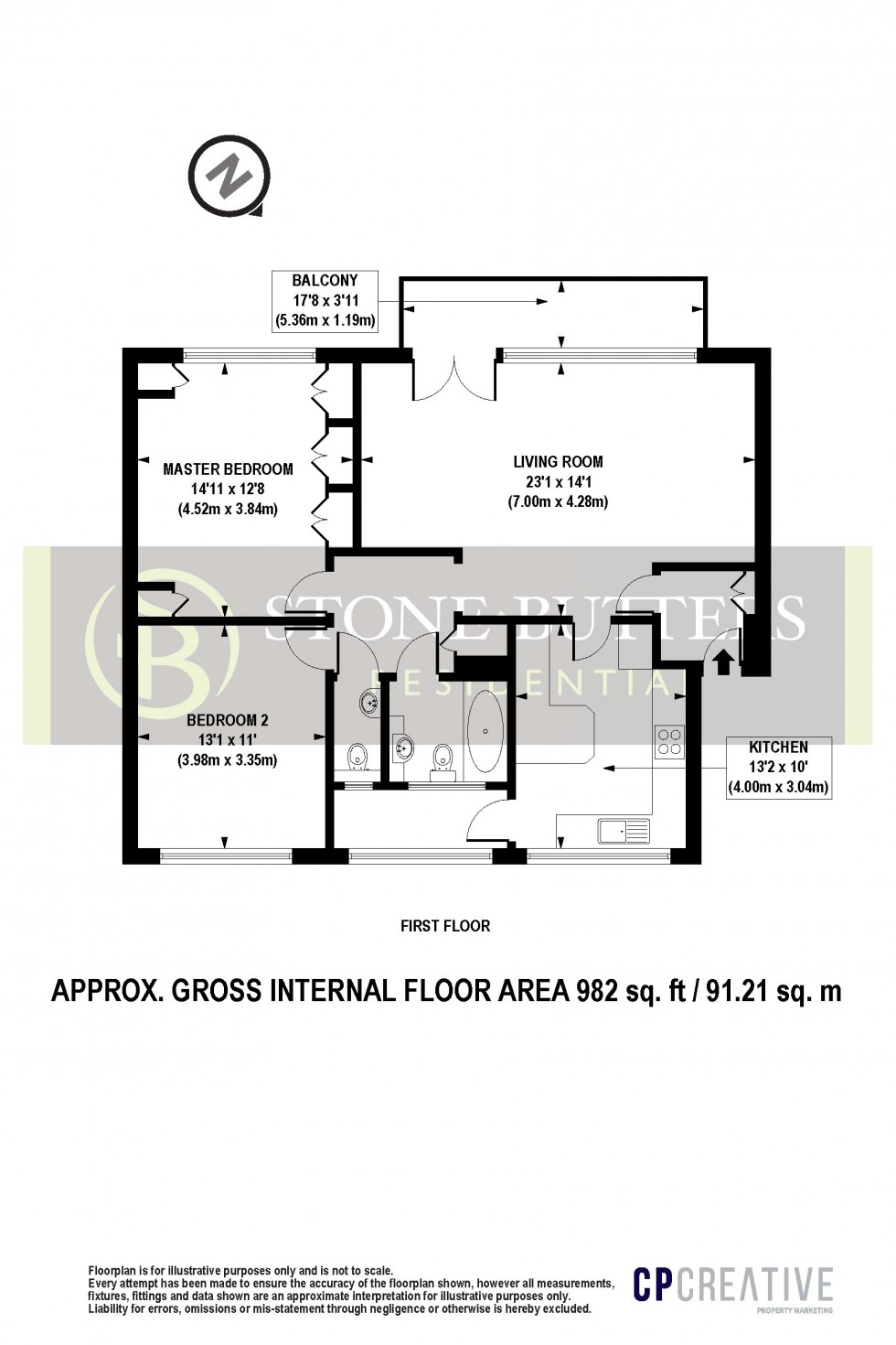 Floorplan for Knowl Park, Elstree