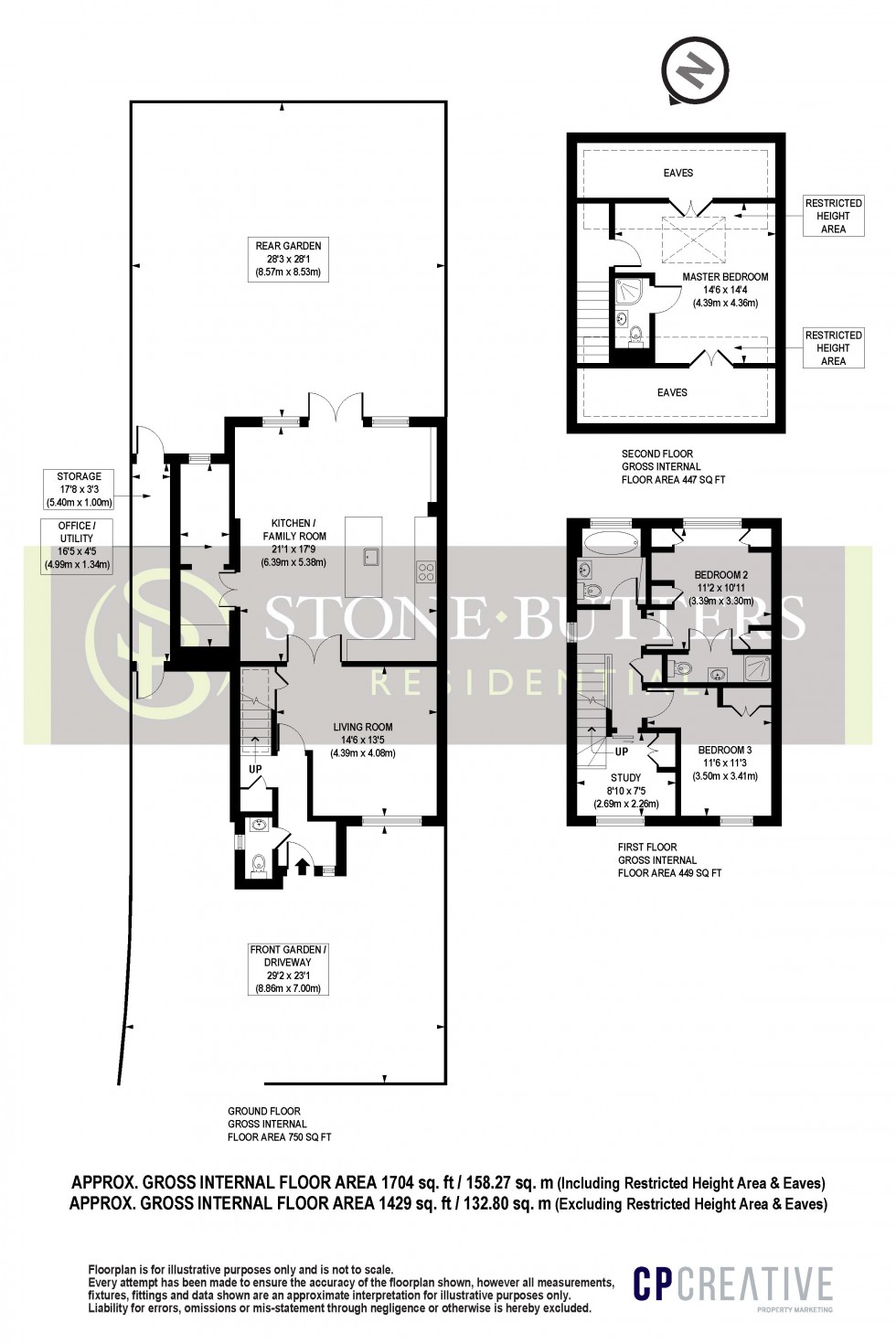 Floorplan for Talman Grove, Stanmore, Greater London