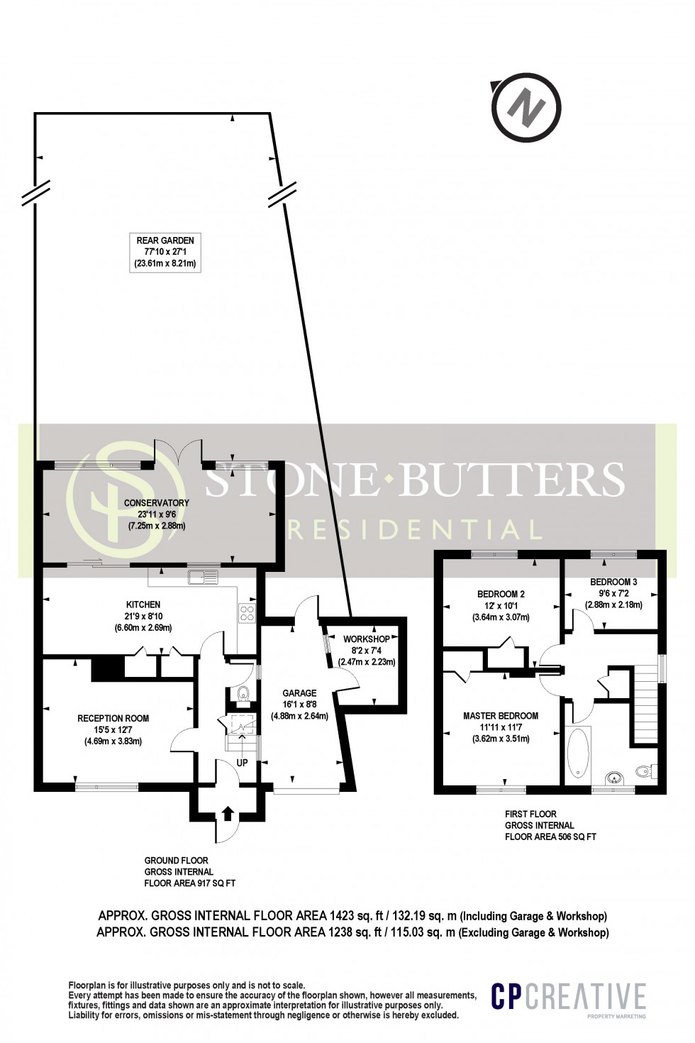 Floorplan for Westbere Drive, Stanmore