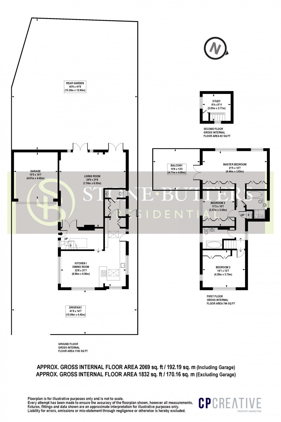 Floorplan for Stanmore, Middlesex