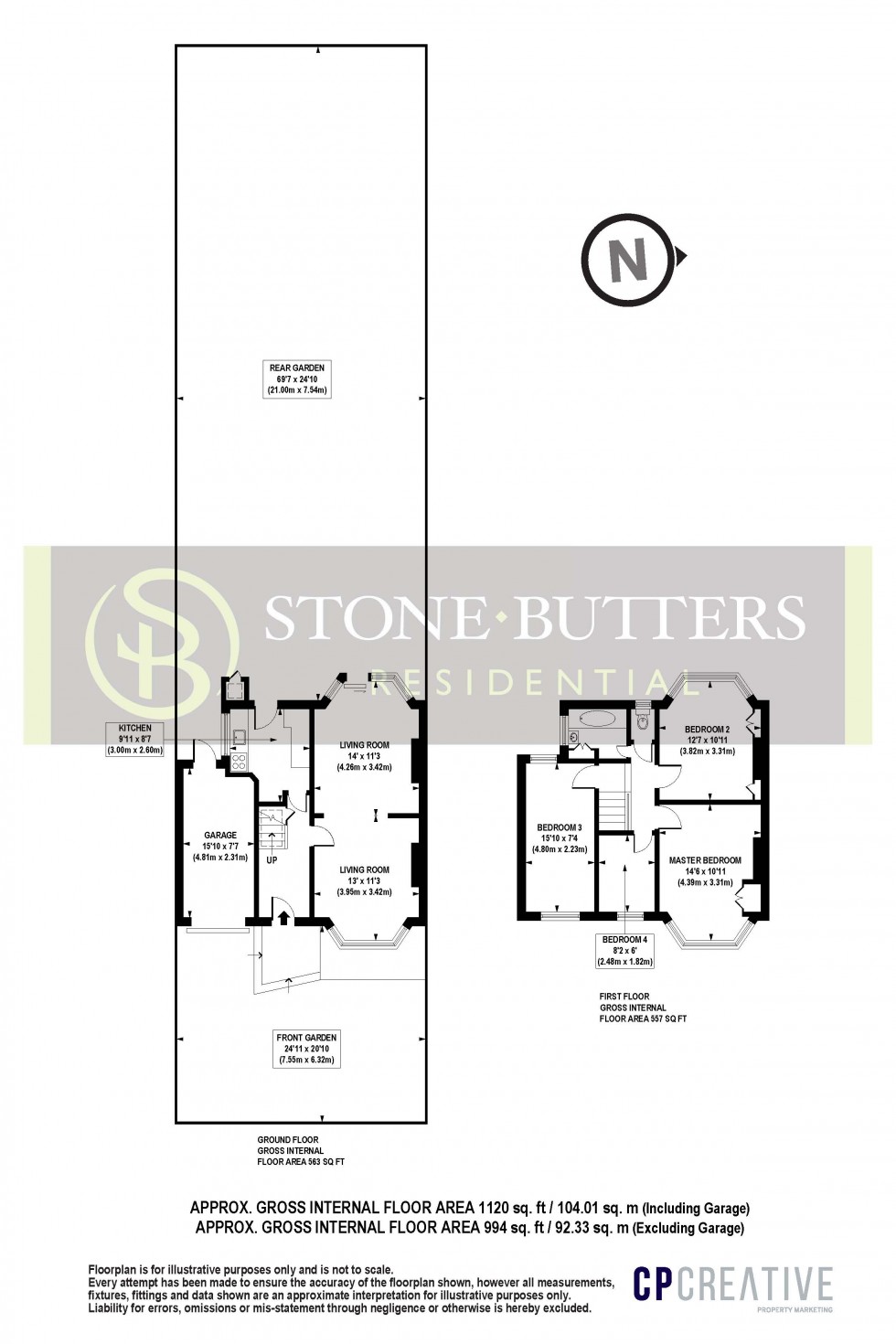 Floorplan for Braithwaite Gardens, Stanmore, Greater London
