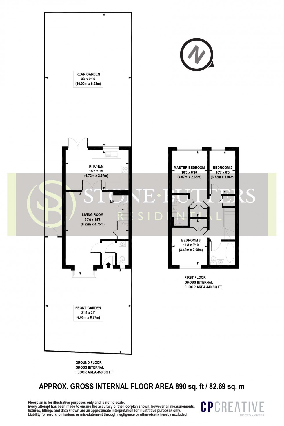 Floorplan for Capel Crescent, STANMORE