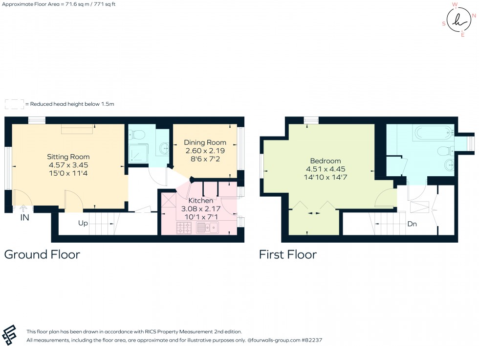 Floorplan for Green Lane, Stanmore, Greater London
