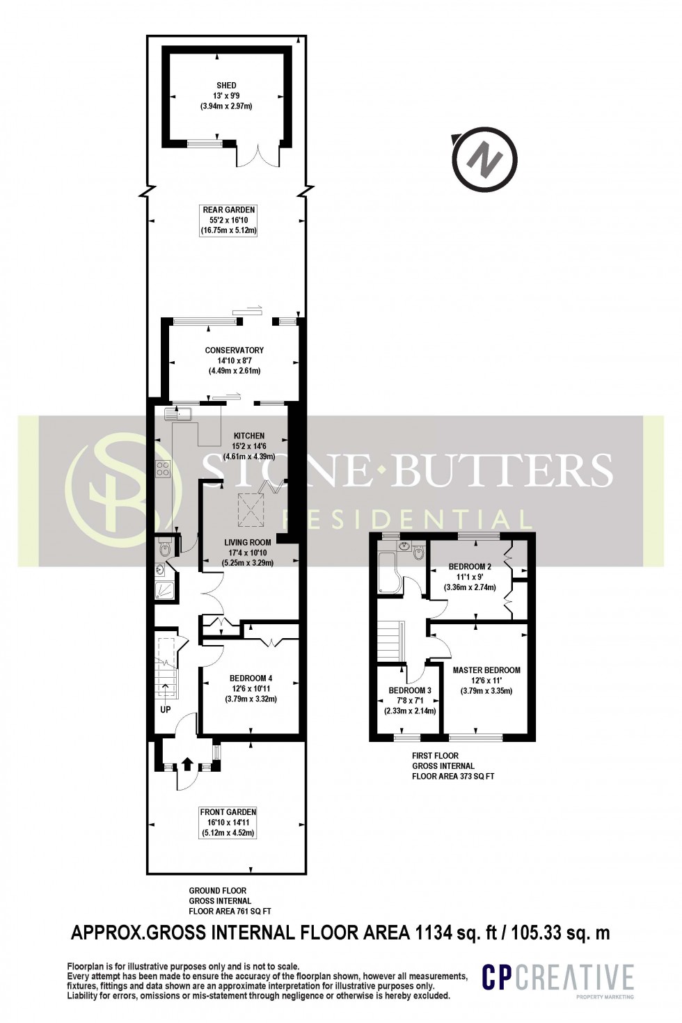 Floorplan for Whitefriars Avenue, Harrow, Greater London