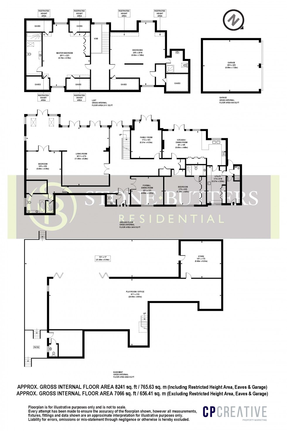 Floorplan for Dennis Lane, Stanmore, Greater London