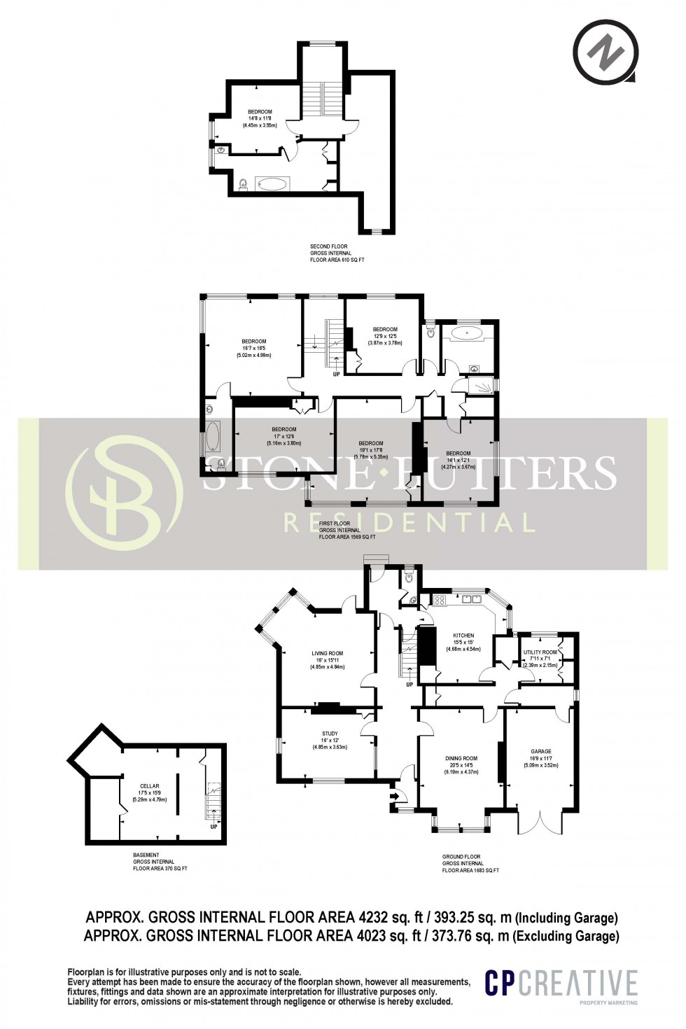 Floorplan for The Avenue, Bushey