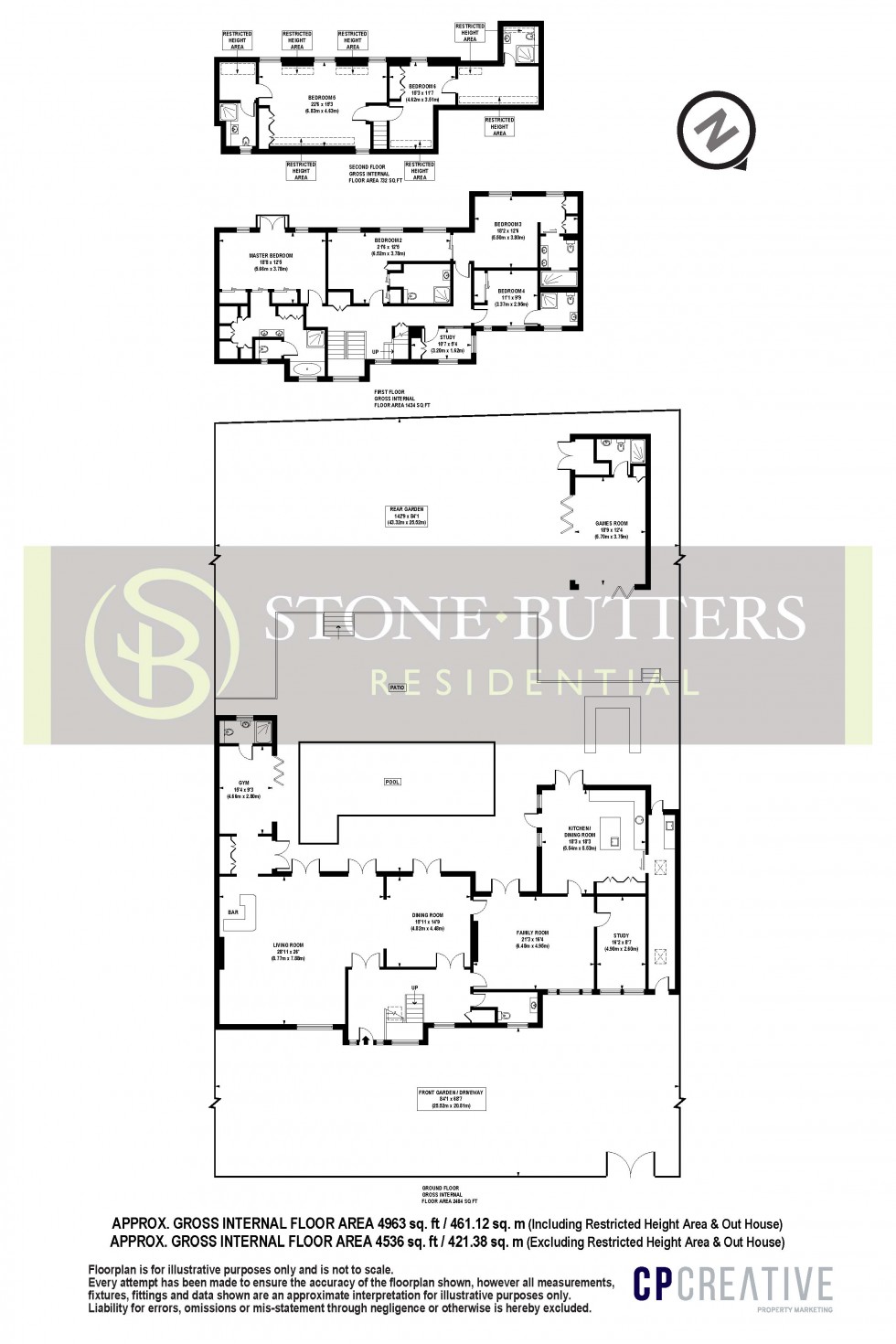 Floorplan for The Common, STANMORE, Middlesex