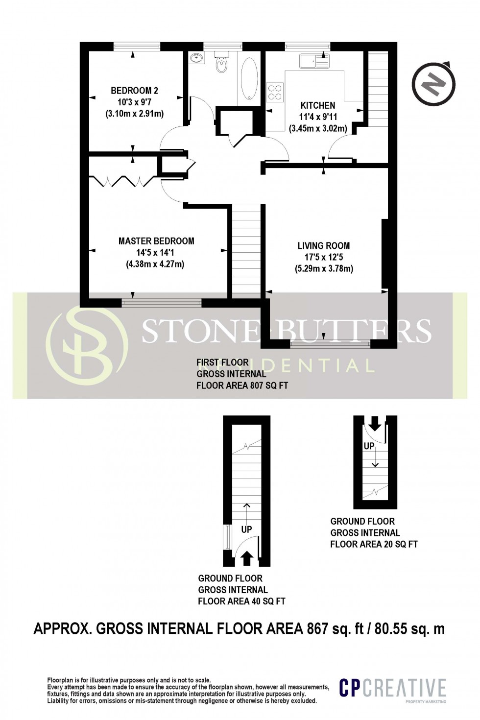 Floorplan for Kerry Court, Stanmore, Greater London