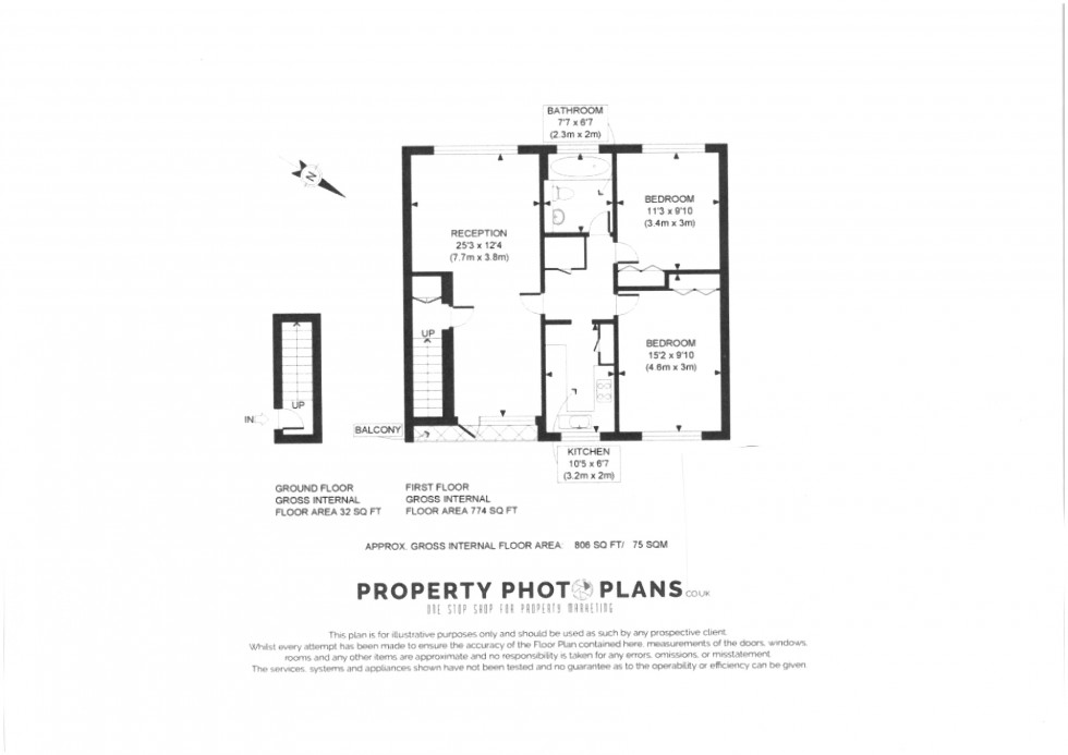 Floorplan for Ray Gardens, Stanmore, Greater London