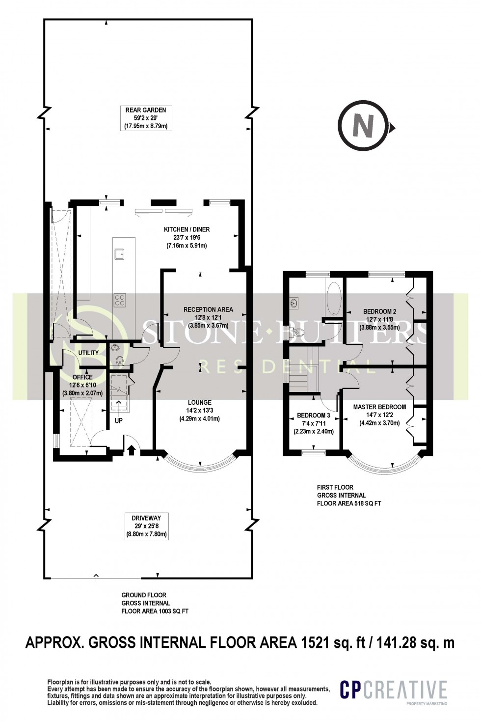 Floorplan for The Chase, Stanmore, Greater London