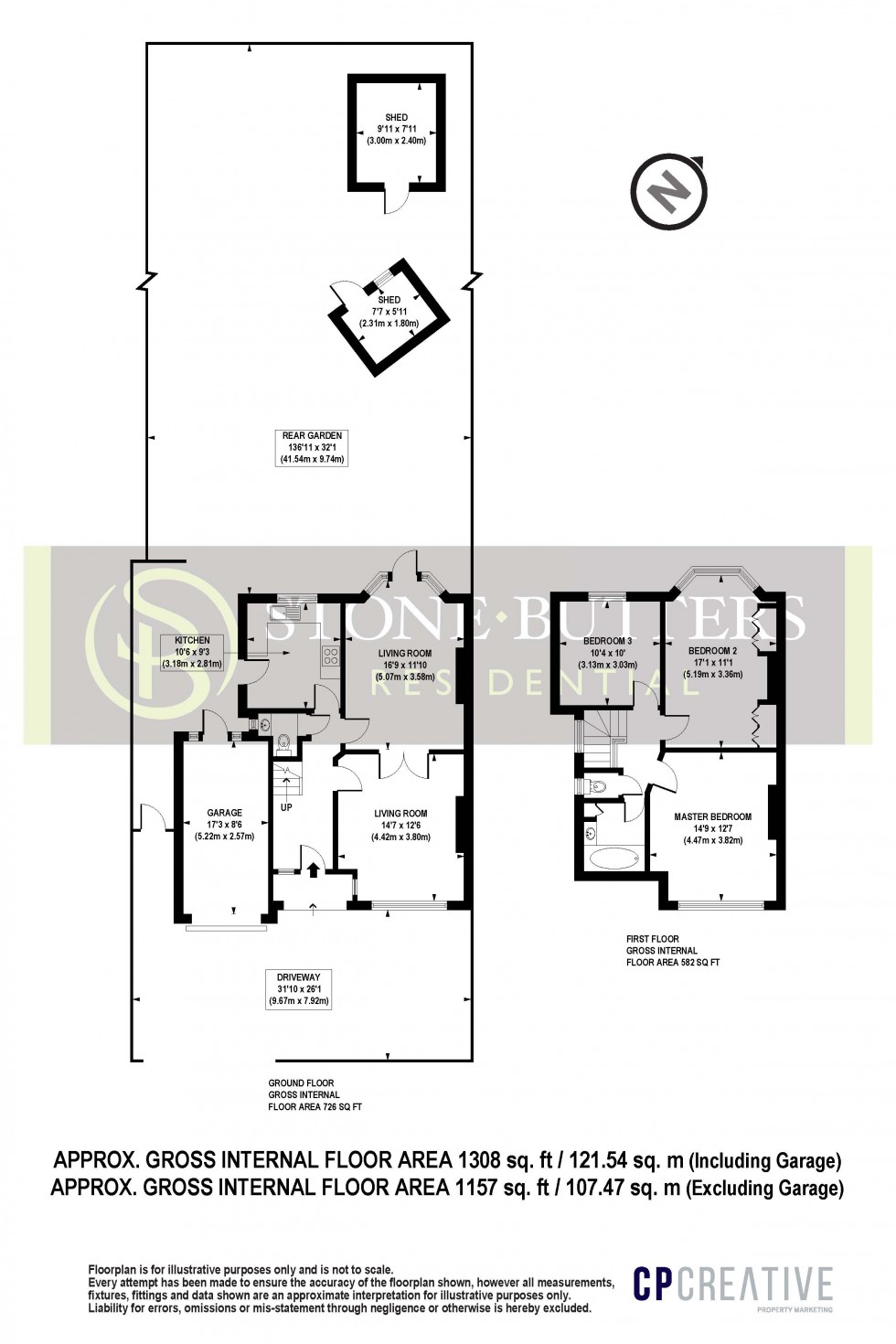 Floorplan for Coldharbour Lane, Bushey, Hertfordshire