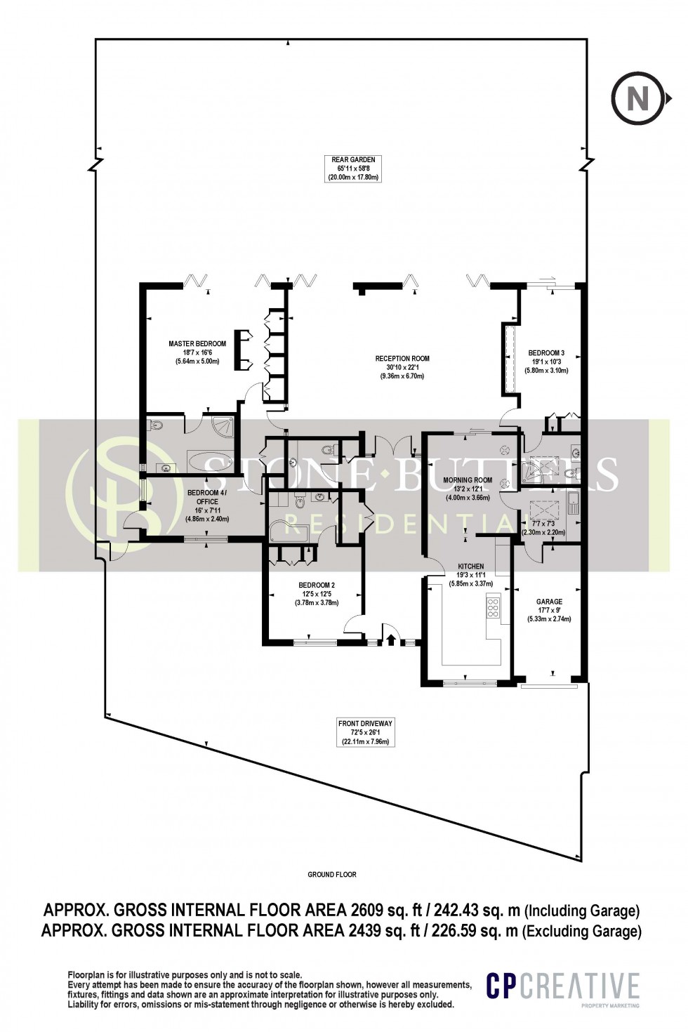 Floorplan for Fallowfield, STANMORE, Middlesex