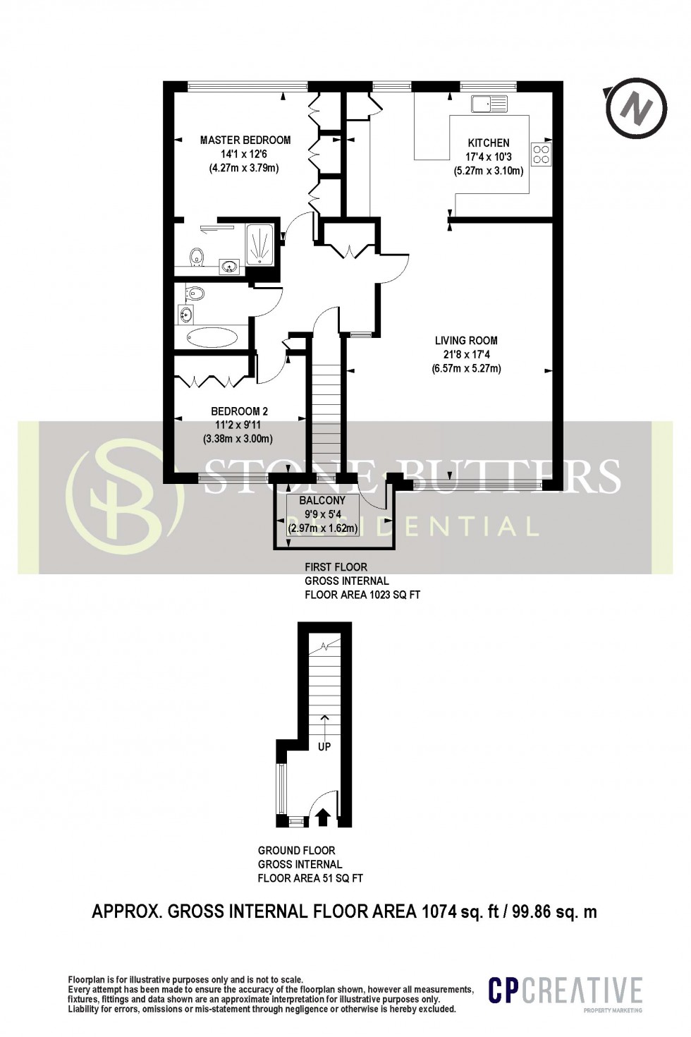 Floorplan for Garden Court, Stanmore, Greater London