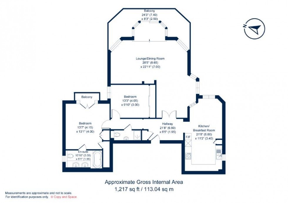 Floorplan for Marsh Lane, Stanmore