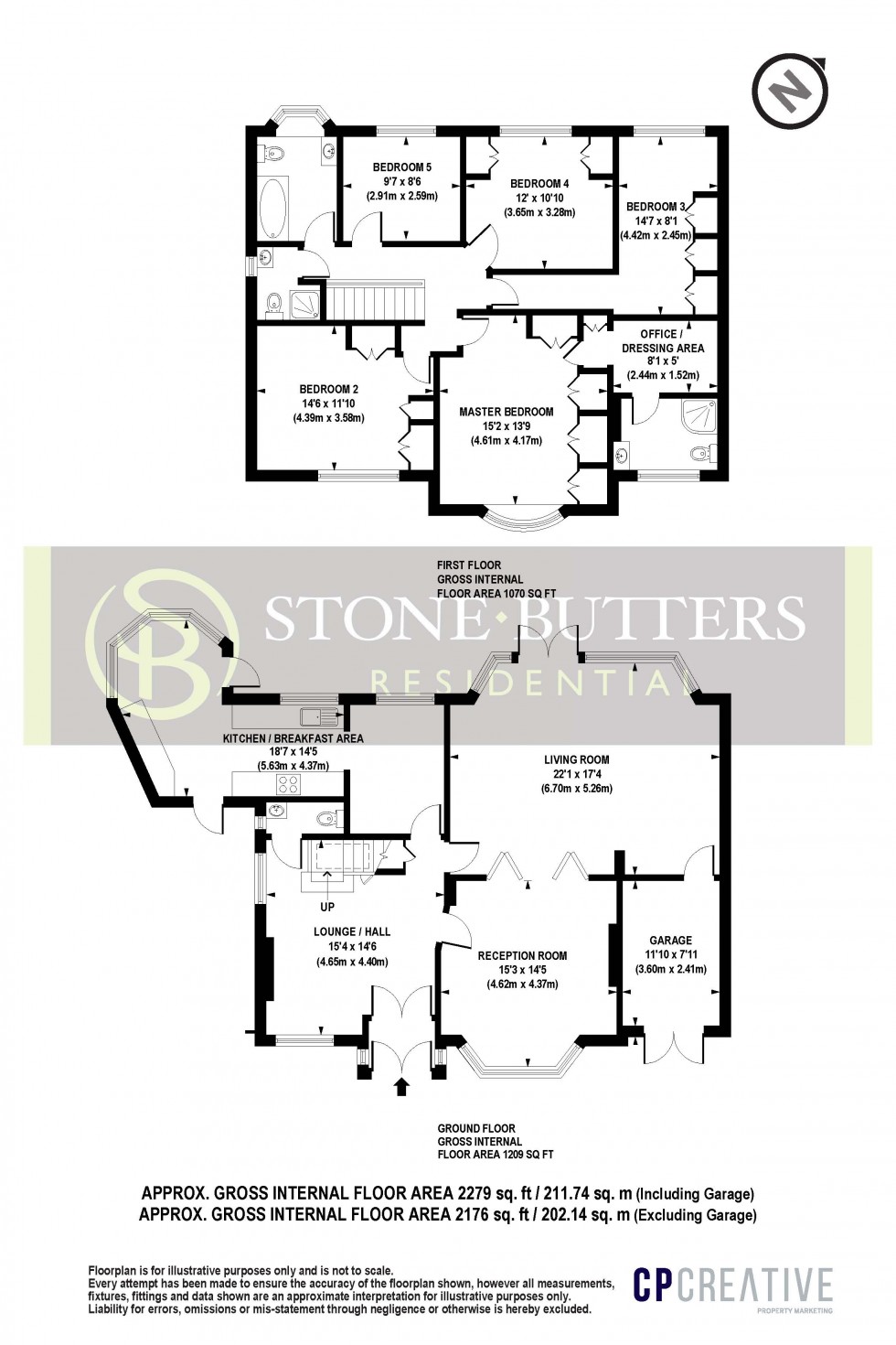 Floorplan for Oakleigh Gardens, Edgware