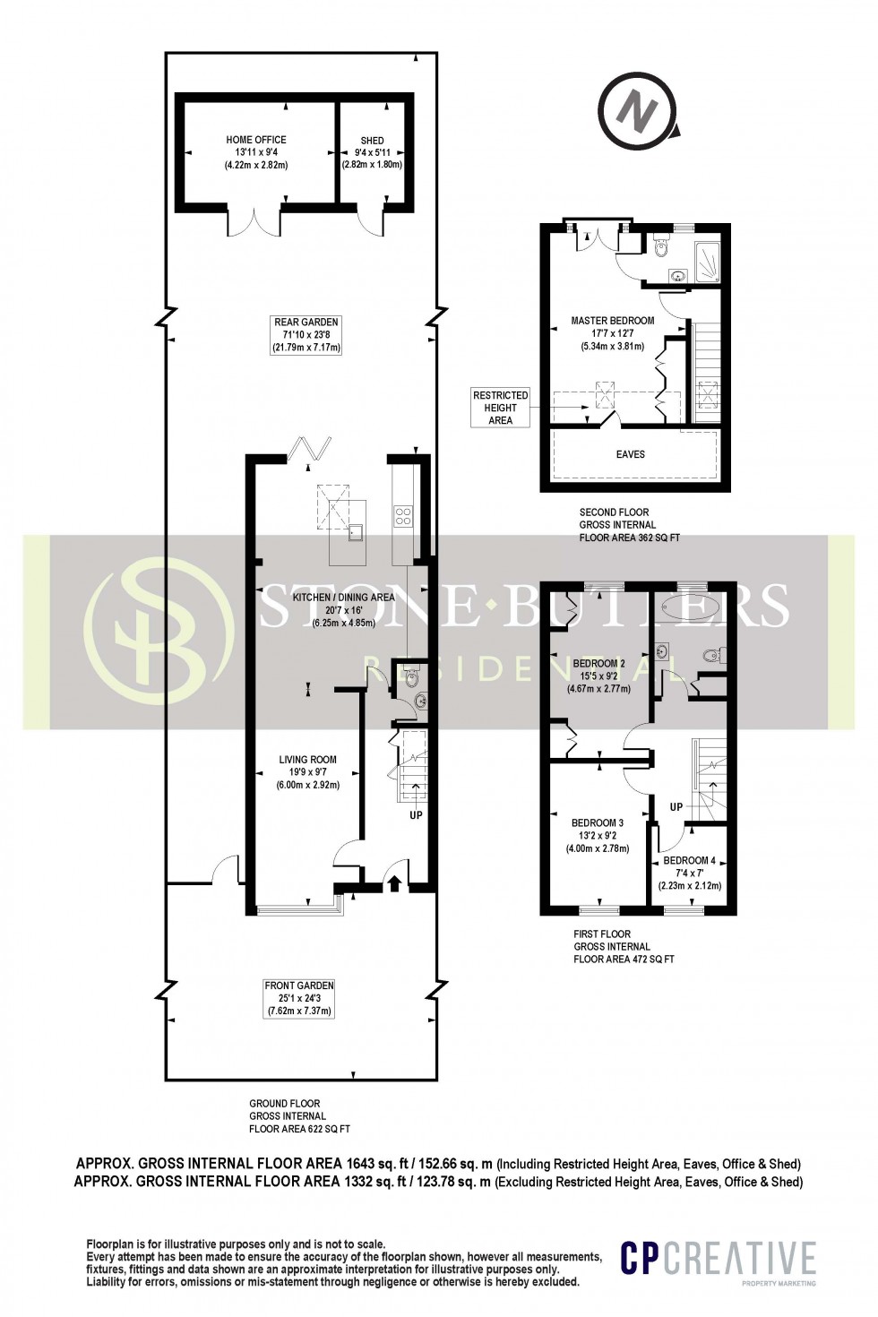 Floorplan for Elm Park, Stanmore