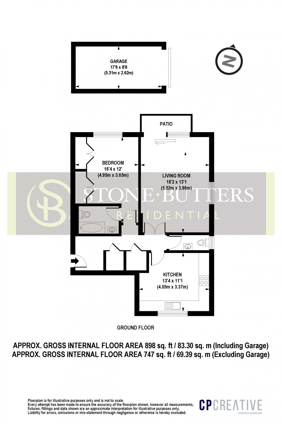 Floorplan for Uxbridge Road, Stanmore