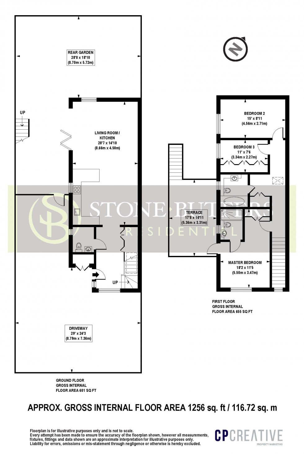 Floorplan for Camborne Road, Edgware, Greater London